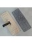 Tablet Mop Için Plastik Cırtlı Başlık+1 Adet Microfiber Yedek Set Tüm Tablet Moplara Uygun 2