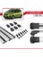 Chevrolet Spark 2009-2014 Arası ile Uyumlu Ace-1 Ara Atkı Tavan Barı Gri 3 Adet Bar 5
