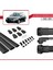 Alfa Romeo 156 Sportwagon (T932) 2000-2007 Arası ile Uyumlu Ace-1 Ara Atkı Tavan Barı Siyah 3 Adet Bar 5