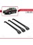 Alfa Romeo 156 Crosswagon (T932) 2000-2007 Arası ile Uyumlu Ace-1 Ara Atkı Tavan Barı Siyah 3 Adet Bar 3
