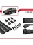 Alfa Romeo 156 Crosswagon (T932) 2000-2007 Arası ile Uyumlu Ace-1 Ara Atkı Tavan Barı Siyah 3 Adet Bar 5