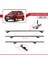 Dacia Sandero Stepway 2008-2012 Arası ile Uyumlu Basıc Model Ara Atkı Tavan Barı Gri 3 Adet 5