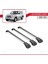 Jeep Cherokee (Kk) 2008-2013 Arası ile Uyumlu Ace-1 Ara Atkı Tavan Barı Gri 3 Adet Bar 3