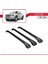 Isuzu D-Max 2012-2015 Arası ile Uyumlu Ace-1 Ara Atkı Tavan Barı Siyah 3 Adet Bar 3