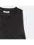 Kadın Siyah Basic Pamuk Bisiklet Yaka Regular Fit Kısa Kollu T-Shirt 3