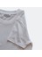 Erkek Beyaz Basic Pamuk Bisiklet Yaka Regular Fit Kısa Kollu T-Shirt 3