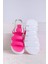 Karlota Kadın Pembe Sandalet 5