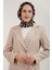 ARMİNE TREND Kuruvaze Kapamalı İki Cepli Yazlık Ceket-Bej 22YT508-1 3