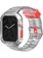 Watch 7 45MM Kordon Skinarma Saido Sert Pc Kasa Koruyuculu Silikon Strap Kayış Şeffaf 1