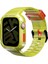 Watch 7 45MM Kordon Skinarma Saido Sert Pc Kasa Koruyuculu Silikon Strap Kayış Sarı 1