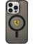 iPhone 14 Pro Uyumlu Kılıf Ferrari Magsafe Şarj Özellikli Yarı Transparan Dizayn Kapak 3