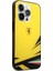 iPhone 14 Pro Uyumlu Kılıf Ferrari Sarı Italyan Bayrak Baskılı Dizayn Kapak 2