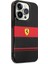iPhone 14 Pro Max Uyumlu Kılıf Ferrari Magsafe Şarj Özellikli Yatay Çizgili Dizayn Kapak 3