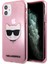 iPhone 11 Uyumlu Kılıf Transparan Choupette Head Dizayn Kapak 1