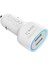 Araç Şarj Başlığı 18W Hızlı Şarj Özellikli LED Işıklı Dual USB Cc-01 Araç Şarj Başlığı 18W 1