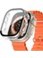 Apple Watch 8 Ultra 360 Tam Koruma (49 Mm) Pc Sert Ekran ve Kasa Koruyucu Kılıf Yüksek Kalite 1