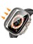 Apple Watch 8 Ultra 360 Tam Koruma (49 Mm) Pc Sert Ekran ve Kasa Koruyucu Kılıf Yüksek Kalite 4