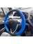 Ford Fiesta -COURİER uyumlu mavi siyah Direksiyon Kılıfı 4