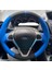 Ford Fiesta -COURİER uyumlu mavi siyah Direksiyon Kılıfı 5