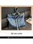 Kadınlar Için Büyük Kapasiteli Denim Omuz Çantası Tote Çanta (Yurt Dışından) 2
