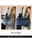 Kadınlar Için Büyük Kapasiteli Denim Omuz Çantası Tote Çanta (Yurt Dışından) 3