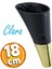 Clara Mobilya Kanepe Sehpa TV Ünitesi Baza Koltuk Ayağı Siyah Gold Renk 12 cm (4 Adet) 2