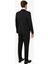 Erkek Siyah Slim Fit Kırlangıç Yaka Yelekli Damatlık 5
