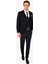 Erkek Lacivert Çıkma Şal Yaka Slim Fit Damatlık 1