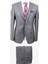Erkek Gri Slim Fit Takım Elbise 1