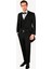 Erkek Siyah Slim Fit Frag Kırlangıç Yaka Damatlık 1