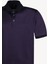 Erkek Mor Desenli Polo Yaka Tshirt 2