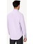 Erkek Lila Slim Fit Pamuk Gömlek 4