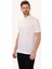 Erkek Beyaz Cotton Regular Fit Tshirt 1