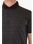 Erkek Gri Kahve Desenli Regular Fit Polo Yaka Tshirt 4
