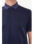 Erkek Lacivert Regular Fit Desenli Polo Yaka Tshirt 4