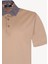 Erkek Bej Regular Fit Polo Yaka Tshirt 2