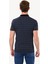 Erkek Lacivert Polo Yaka Desenli Tshirt 5