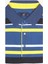 Erkek Lacivert Çizgili Polo Yaka Regular Fit Tshirts 3