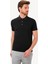 Erkek Siyah T-Shirt Polo Yaka 1