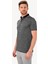 Erkek Gri T-Shirt Polo Yaka 2