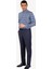 Erkek Lacivert Regular Fit Kumaş Pantolon 4