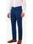 Erkek İndigo Mavi Slim Fit Kanvas Pantolon 2