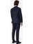 Erkek Lacivert Sivri Yaka Yelekli Slim Fit Takım Elbise 5