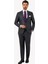 Erkek Gri Slim Fit Mono Yaka Takım Elbise 1