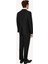 Erkek Siyah Kırlangıç Yaka Yelekli Desenli Slim Fit Damatlık 5