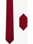 Erkek Bordo Desenli Kravat Mendil Set 1
