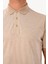 Erkek Bej Regular Fit Polo Yaka Desenli Tshirt 4