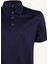 Erkek Mor Desenli Regular Fit Polo Yaka Tshirt 2