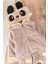 Panda Figürlü Kuzu Welsoft Erkek Bebek Kışlık Tulum 3