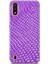 Samsung Galaxy A01 Kılıf Uv Baskılı Abxbi 10 Koruma Kılıfı Mor Petek 1